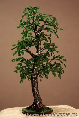 стройная березка из бисера